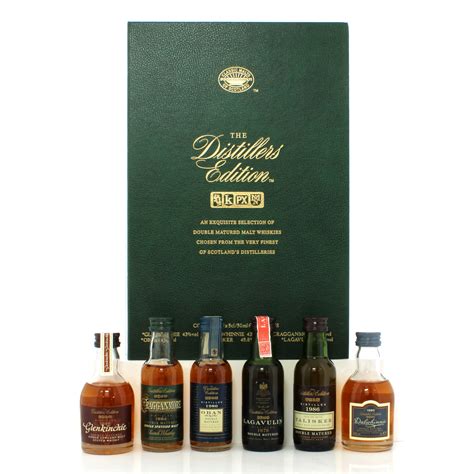 Classic Malts Distillers Edition Miniature Pack Auction A54927 The