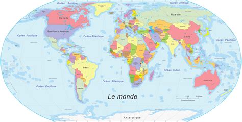 Carte Du Monde Imprimer En A A Et Grand Format Pdf Et Image