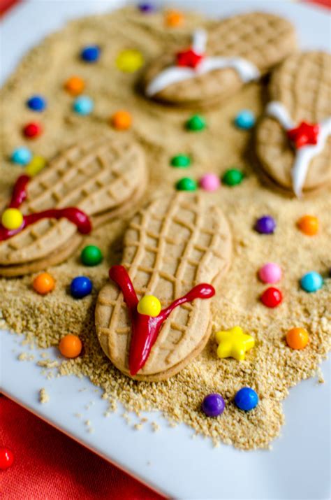 Repeat until all of the truffles are dipped and decorated. Nutter Butter Flip Flop Cookies: A Summertime Treat - A ...