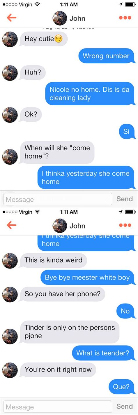 The 25 Funniest Tinder Conversations Ever Gallery