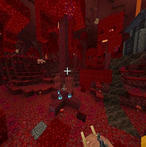 The Nether Survival Outpost Minecraft Pe Maps Calvaland Mods