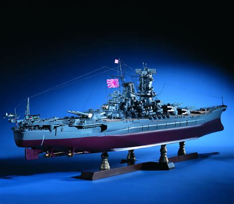 Battleship Yamato 1250 Model Ship Full Kit Modelspace