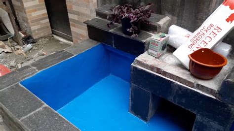 Desain kolam koi minimalis buatan sendiri - YouTube