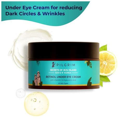Buy Pilgrim Retinol Under Eye Cream With Vitamin C And Hyaluronic Acid