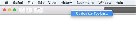 Tip Customize The Safari Toolbar On Your Mac