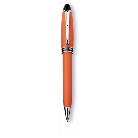 Aurora Ipsilon Orange Satin Ballpoint Pen