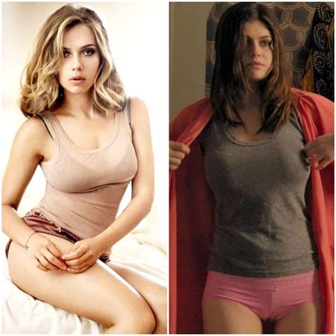 Scarlett Johansson Vs Alexandra Daddario Scrolller