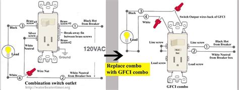 This one covers how to wire the combination switch outlet. How to install and troubleshoot GFCI