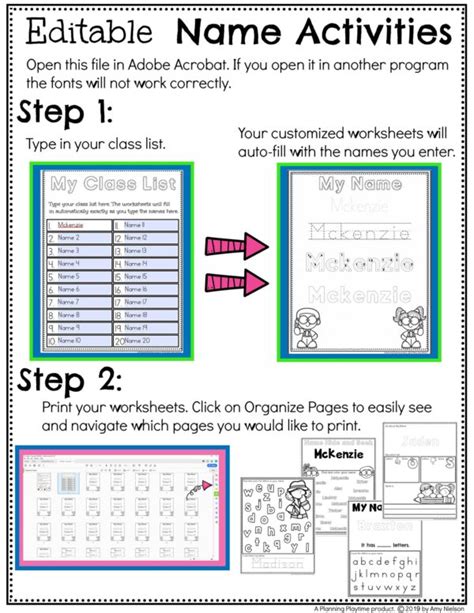 Name Tracing Worksheets Planning Playtime In Name Tracing Hot Sex Picture