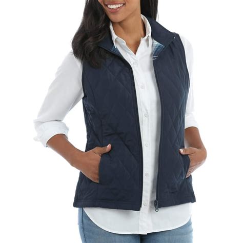 Womens Quilted Reversible Vest