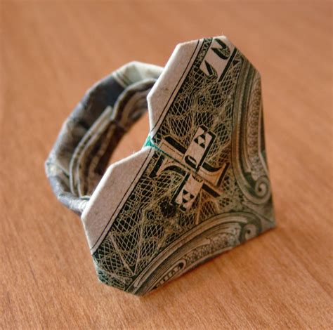 Dollar Bill Origami Heart Ring By Craigfoldsfives On Deviantart