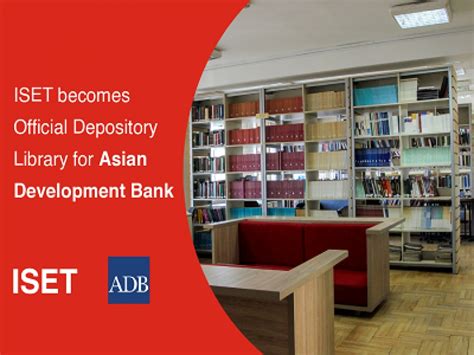 Iset Library Becomes Official Depository Library For Asian Development Bank