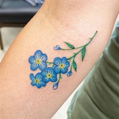 Forget Me Not Flower Tattoo Drawing Forget Me Not Flower Tattoo