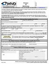 Power Of Attorney Form For Car Images