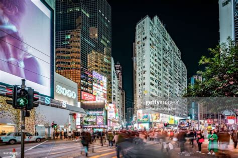 Hong Kong Causeway Bay Shopping District High Res Stock Photo Getty