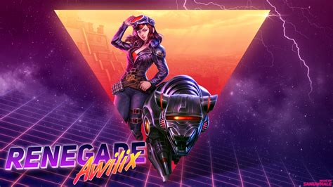 Renegade Awilix Retro 80s Themed Wallpaper By Samuwhale On