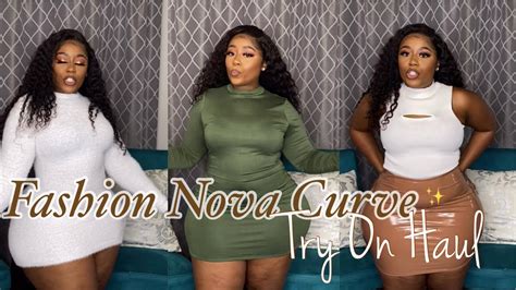 Fall Fashion Nova Curve Try On Haul Youtube