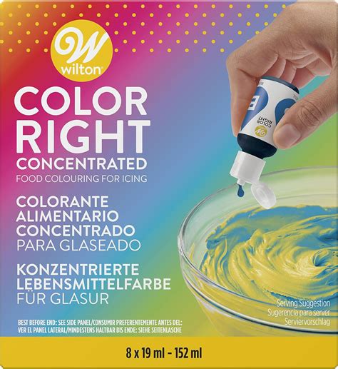 Wilton Color Right Performance Food Coloring Set 8 Colors