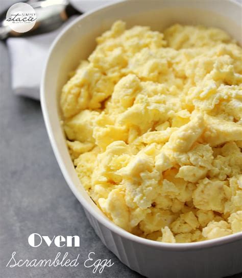 Can you bake scrambled eggs? Oven Scrambled Eggs - Simply Stacie