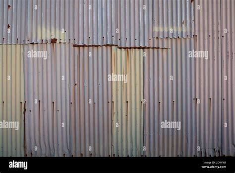 Background Of Old Iron Panels In Pastel Colors Stock Photo Alamy
