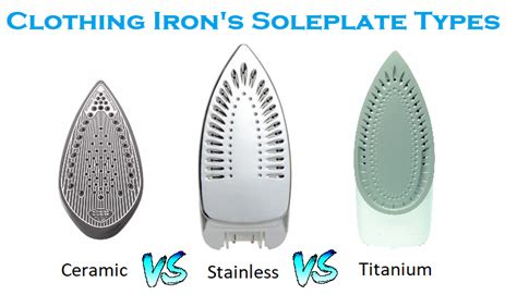 Clothing Irons Sole Plate Types — Ceramic Vs Stainless Vs Titanium