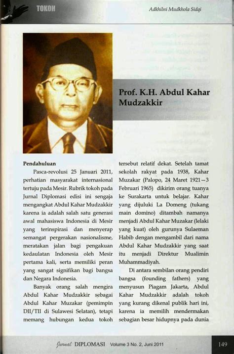 Biografi Abdul Kahar Muzakir Pigura