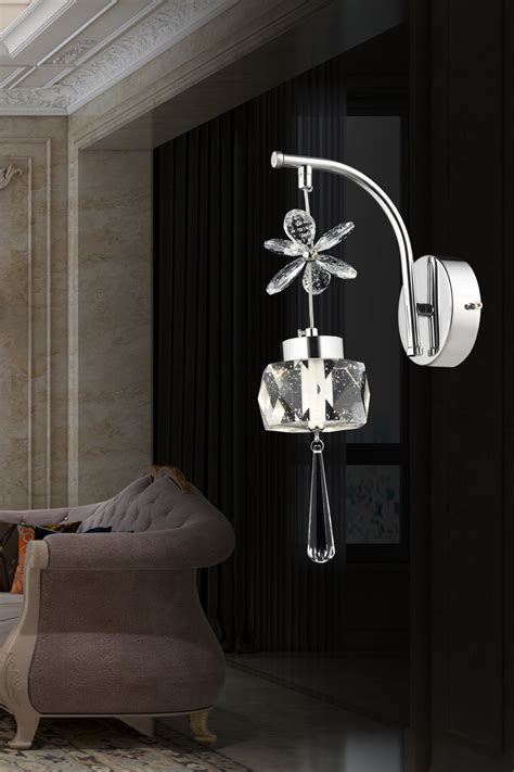 Apliqa Amaris Modern 3 Renkli 5 Watt Krom Tasarım Led Duvar Aplik