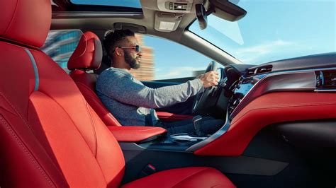 We analyze millions of used cars this car gets up and go! Which 2019 Toyota Camry Has Leather Seats? | Near St. Louis