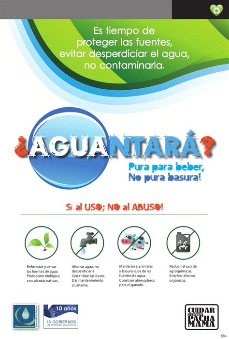 Afiche Cuidado Del Agua