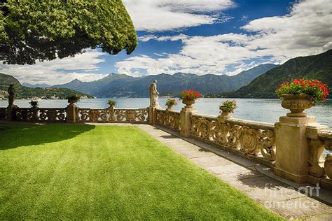 Villa Garden View On Lake Como Photograph By George Oze Fine Art America