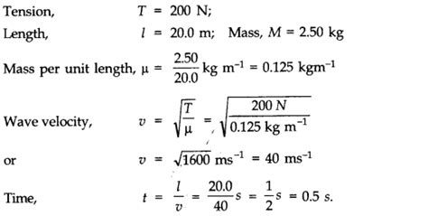 NCERT Solutions for Class 11 Physics Chapter 15 Waves
