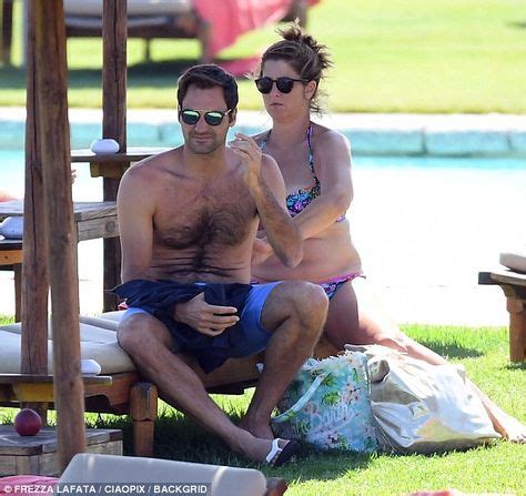 Roger Federer Enjoys A Quiet Moment With Wife Mirka Roger Federer