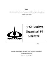 Detail Contoh Budaya Organisasi Perusahaan Unilever Koleksi Nomer