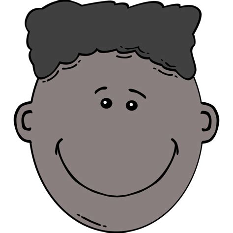 Boy Face Clipart Black And White Clip Art Library