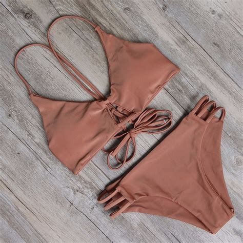 women ssexy strappy bikini set on luulla