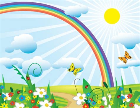 Gambar Pelangi Yang Sangat Indah | Kumpulan Gambar