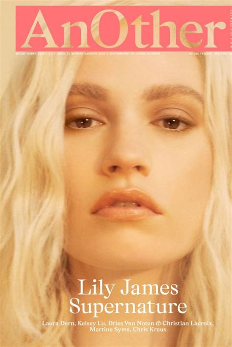 Lily James For Another Magazine Springsummer 2020 Hawtcelebs
