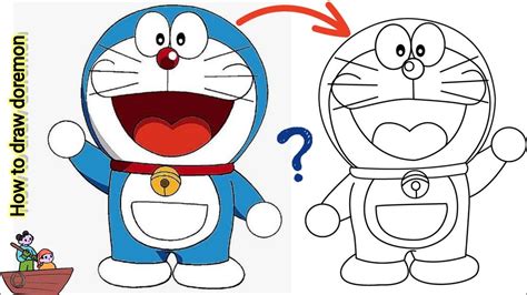How To Draw Doraemon Easy Easy Drawing For Beginners
