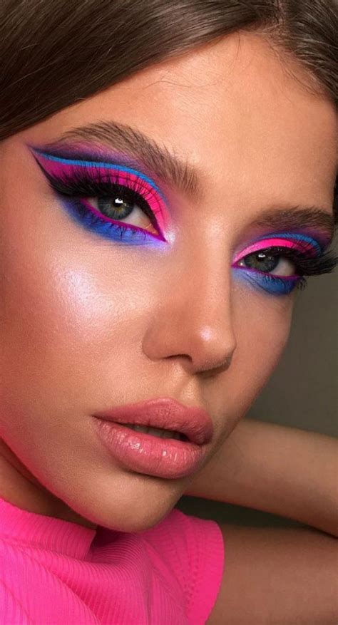 Creative Eye Makeup Art Ideas You Should Try Pretty Bright Pink And