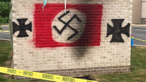 Someone Spray Painted A Nazi Flag At An Indiana Synagogue Gov Says Now
