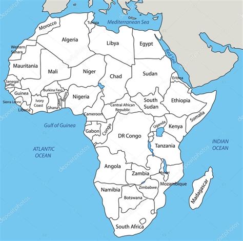 Resultado De Imagem Para Mapa Da áfrica Africa Map African Countries