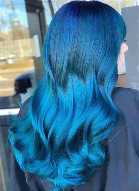 13 Gorgeous Blue Hair Color And Hairstyle Design Ideas