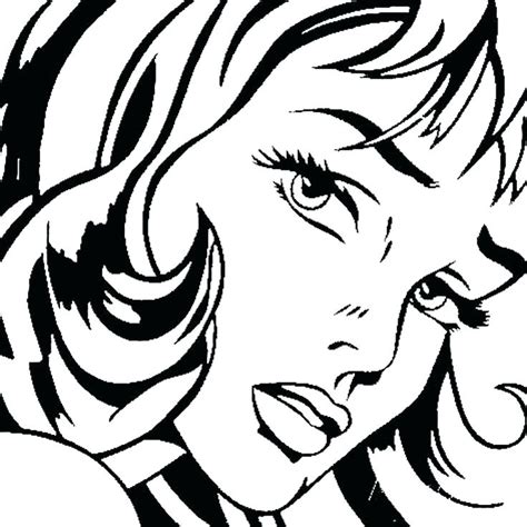 Pop Art Coloring Pages at GetColorings.com | Free printable colorings