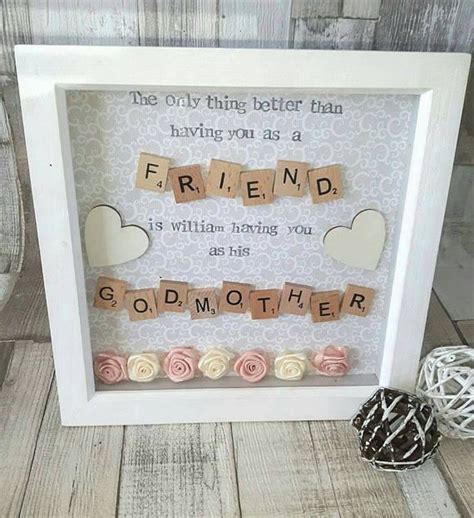 Choose your godmother something extra special from our enchanting range of godmother gifts. Godmother Frame Gift For Godparents Christening Gifts ...
