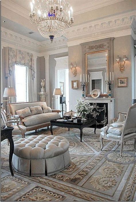 52 Comfy French Country Living Room Design Ideas