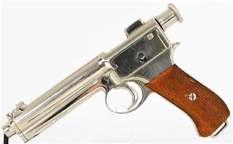 Roth Steyr Model 1907 8mm Factory Nickel Pistol