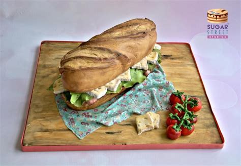 French Baguette Cake By Sugar Street Studios By Zoe