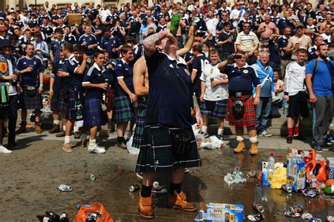 A Photo Tribute To Drunk Scottish Fans