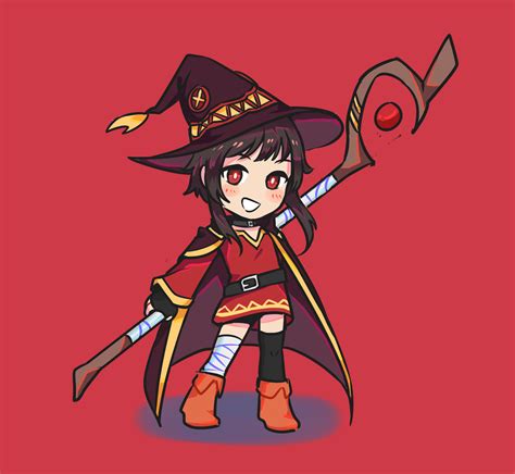 Megumonday Heres An Oc Megumin I Comissioned Recently Rmegumin