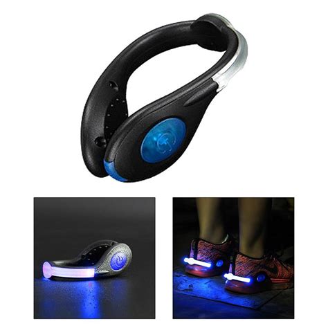 2x Led Shoe Clip Light Safety Flashing Running Jogging Walking Night